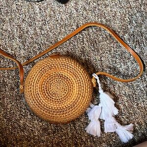 Wicker Basket Purse